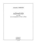 GHIDONI ARMANDO ADAGIO FLUTE & PIANO OR HARP BOOK