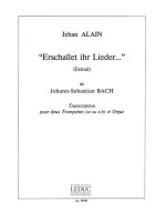 JOHANN SEBASTIAN BACH: ERSCHALLET IHR LIEDER... (TRUMPETS 2 & ORGAN)