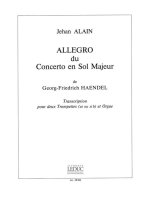 GEORG FRIEDRICH HANDEL: ALLEGRO (TRUMPETS 2 & ORGAN)
