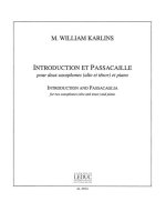 M.WILLIAM KARLINS: INTRODUCTION ET PASSACAILLE (SAXOPHONES 2)