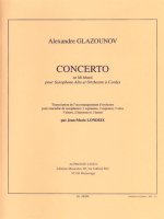 ALEXANDRE GLAZOUNOV: CONCERTO OP.109 IN E FLAT MAJOR (SAXOPHONE ENSEMBLE (5 OR MORE))