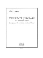 REGIS CAMPO: EXSULTATE JUBILATE (QUINTET-BRASS)