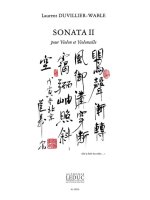 LAURENT DUVILLIER-WABLE: SONATA II 'DE LA FORET DES STELES...' (VIOLIN & CELLO)