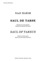 NAJI HAKIM: SAUL DE TARSE (CHORAL-MIXED ACCOMPANIED)