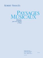 FRANCES: PAYSAGES MUSICAUX CHANT (VOIX MOYENNE) ET PIANO