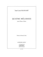 JEAN-LOUIS MANSART: 4 MELODIES (VOICE & PIANO)