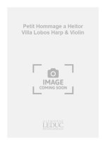 LECUSSANT PETIT HOMMAGE A HEITOR VILLA LOBOS HARP & VIOLIN BOOK