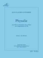 LUYPAERTS: PHYSALIE (FIN D'ETUDES) POUR FLUTE (OU SAXOPHONE ALTO) ET PIANO AVEC CD : LE CAHIER