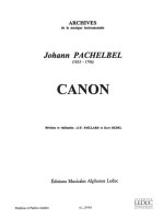 JOHANN PACHELBEL: CANON (ORCHESTRA-STRINGS)