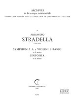 ALESSANDRO STRADELLA: SYMPHONIA IN F MAJOR, POUR 2 VIOLONS ET BASSE (ORCHESTRA-STRINGS)
