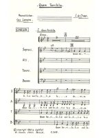 CROES/LEMAIRE QUAM TERRIBILIA SATB A CAPPELLA CHORAL CHANT