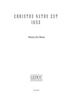 HENRI DUMONT: CHRISTUS NATUS EST (CHORAL)