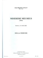 JEAN BAPTISTE LULLY: MISERERE MEI (CHORAL)