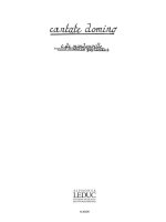 JEAN-JOSEPH CASSANEA DE MONDONVILLE: CANTATE DOMINO (CHORAL)