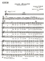 ANTONIO LUCIO VIVALDI: LAUDA JERUSALEM (CHORUS PART 2) (CHORAL)