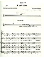 MONTEVERDI ORFEO SATB A CAPPELLA CHORAL CHANT