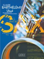 BARTHELEMY CLAUDE UBUD (ED GEORGEL CLAUDE) ALTO SAXOPHONE BOOK