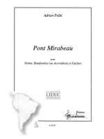 POLITI PONT MIRABEAU VIOLIN BANDONION OR ACCORDION GUITAR SCORE/PARTS