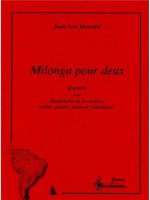 MOSALINI JUAN MILONGA POUR DEUX BANDONION OR ACCORDION SCORE/PARTS