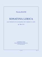 BACRI SONATINA LIRICA OP.108 NO1B DIVERS QUINTET BOOK