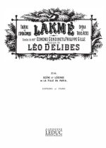 DELIBES LAKME NO 10 LEGENDE SOPRANO SOLO & PIANO BOOK