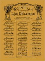 LEO CLEMENT PHILIBERT DELIBES: PRELUDE ET VALSE LENTE (PIANO SOLO) PIANO