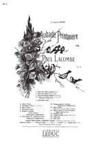PAUL LACOMBE: AUBADE PRINTANIERE OP.37 (PIANO SOLO) PIANO