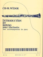 CHARLES-MARIE WIDOR - INTRODUCTION ET RONDO POUR CLARINETTE AVEC ACCOMPAGNEMENT DE PIANO