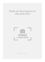 CHARPENTIER GUSTAVE LOUISE PARTIE DE VOIX SOPRANO & ALTO SOLO PART