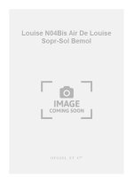 CHARPENTIER GUSTAVE LOUISE NO.4 BIS AIR DE LOUISE SOPRANO & PIANO BOOK