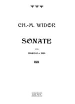 CHARLES MARIE WIDOR: SONATE OP.80 (CELLO & PIANO)