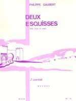 PHILIPPE GAUBERT: TWO SKETCHES, FOR FLUTE AND PIANO (2)