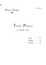 PHILIPPE GAUBERT: CORTEGE (CELLO & PIANO)