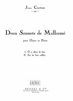 JEAN CARTAN: 2 SONNETS DE STEPHANE MALLARME (MED) (VOICE & PIANO)