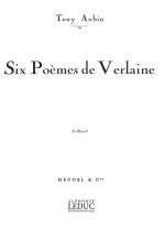 TONY AUBIN: 6 POEMES DE VERLAINE (MED) (VOICE & PIANO)
