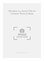 BRUNEAU LA JEUNE FILLE ET L'OISEAU TENOR & BASS SOLO BOOK