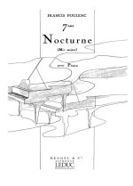 FRANCIS POULENC: NOCTURNE NO.7 IN E FLAT MAJOR (PIANO SOLO) PIANO