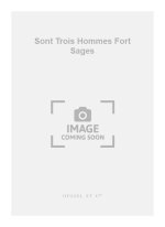 GEORGES AUBANEL: SONT TROIS HOMMES FORT SAGES (CHORAL-MIXED ACCOMPANIED) PIANO
