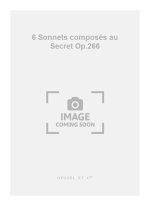 DARIUS MILHAUD :  6 SONNETS COMPOSES AU SECRET OP.266 -  SATB SOLI OR CHORUS