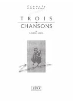 FRANCIS POULENC: 3 CHANSONS DE FEDERICO GARCIA LORCA (MED) (VOICE & PIANO)