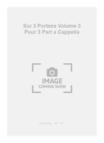 AUBANEL GEORGES SUR 3 PORTEES VOLUME 3 POUR 3 PART A CAPPELLA