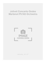 JOLIVET CONCERTO ONDES MARTENOT PH163 ORCHESTRA SCORE