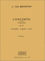 BEETHOVEN VIOLIN CONCERTO OP 61 IN D MAJOR PH50 ORCHESTRA SCORE