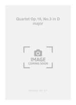 LUDWIG VAN BEETHOVEN: QUARTET OP.18, NO.3 IN D MAJOR (PH56) (QUARTET-STRINGS)