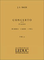 JOHANN SEBASTIAN BACH: CONCERTO IN D MINOR (PH71) (STRING QUARTET/CEMBALO)