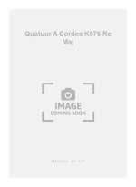 WOLFGANG AMADEUS MOZART: QUARTET KV575 IN D MAJOR (PH133) (QUARTET-STRINGS)