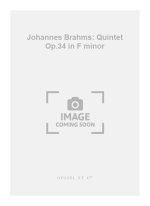 JOHANNES BRAHMS: QUINTET OP.34 IN F MINOR (PH188) (QUINTET-PIANO)