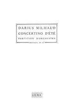 MILHAUD DARIUS CONCERTINO D'ETE ALTO 9 PH199 ORCHESTRA SCORE