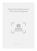 ARRIGO DUE EPIGRAMMI 5 PART CHORAL CAPPELLA