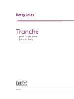 BETSY JOLAS: TRANCHE (HARP SOLO)